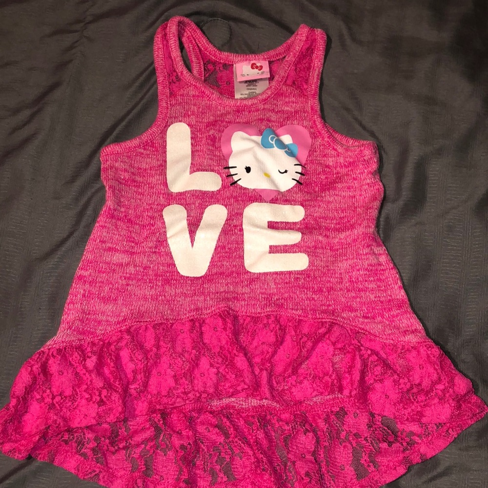 Pink Hello Kitty tank